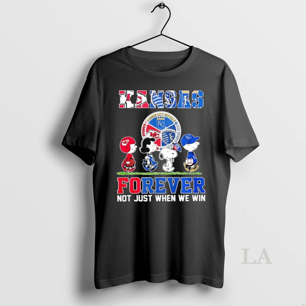 Original The Peanuts Kansas Sports Teams Crossing Forever Not Just When We Win