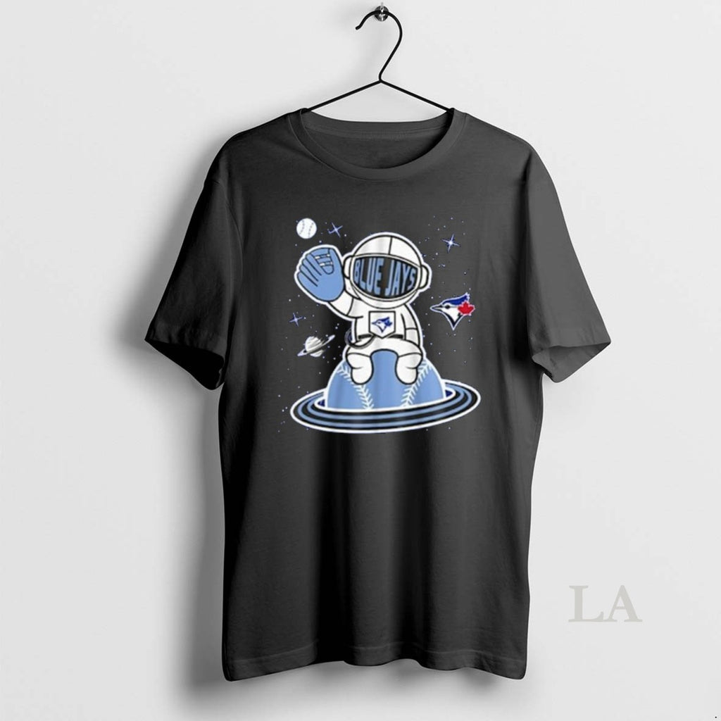 Original Toronto Blue Jays Boys Blue Space Ball Long Sleve