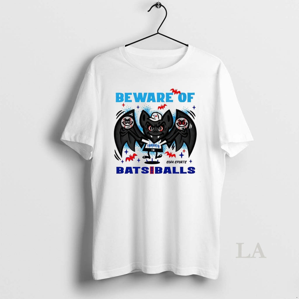 Original Toronto Blue Jays Baseball Beware Of Bats And Balls Halloween