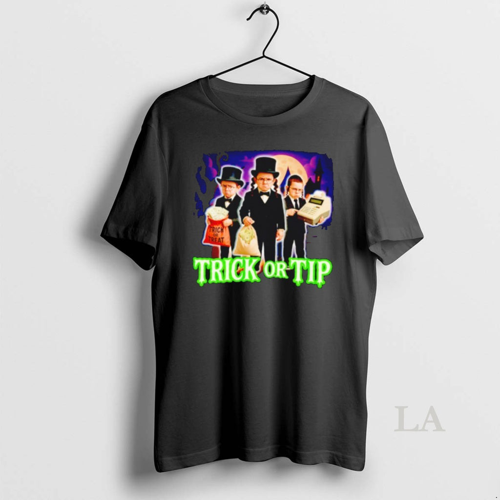 Original Trick Or Tip Trick Or Treat Halloween