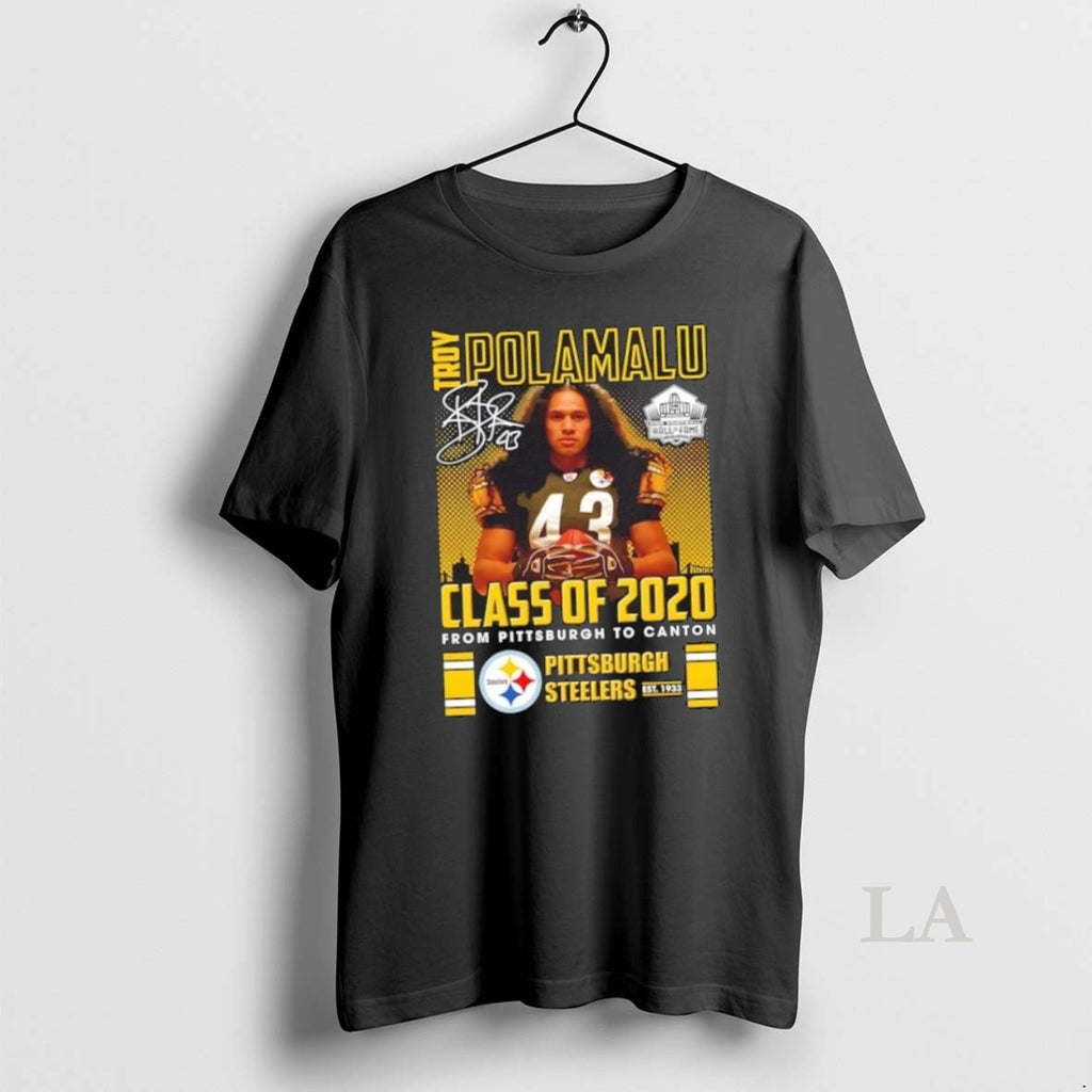 Original Troy Polamalu Class Of 2020 From Pittsburgh To Canton Signature
