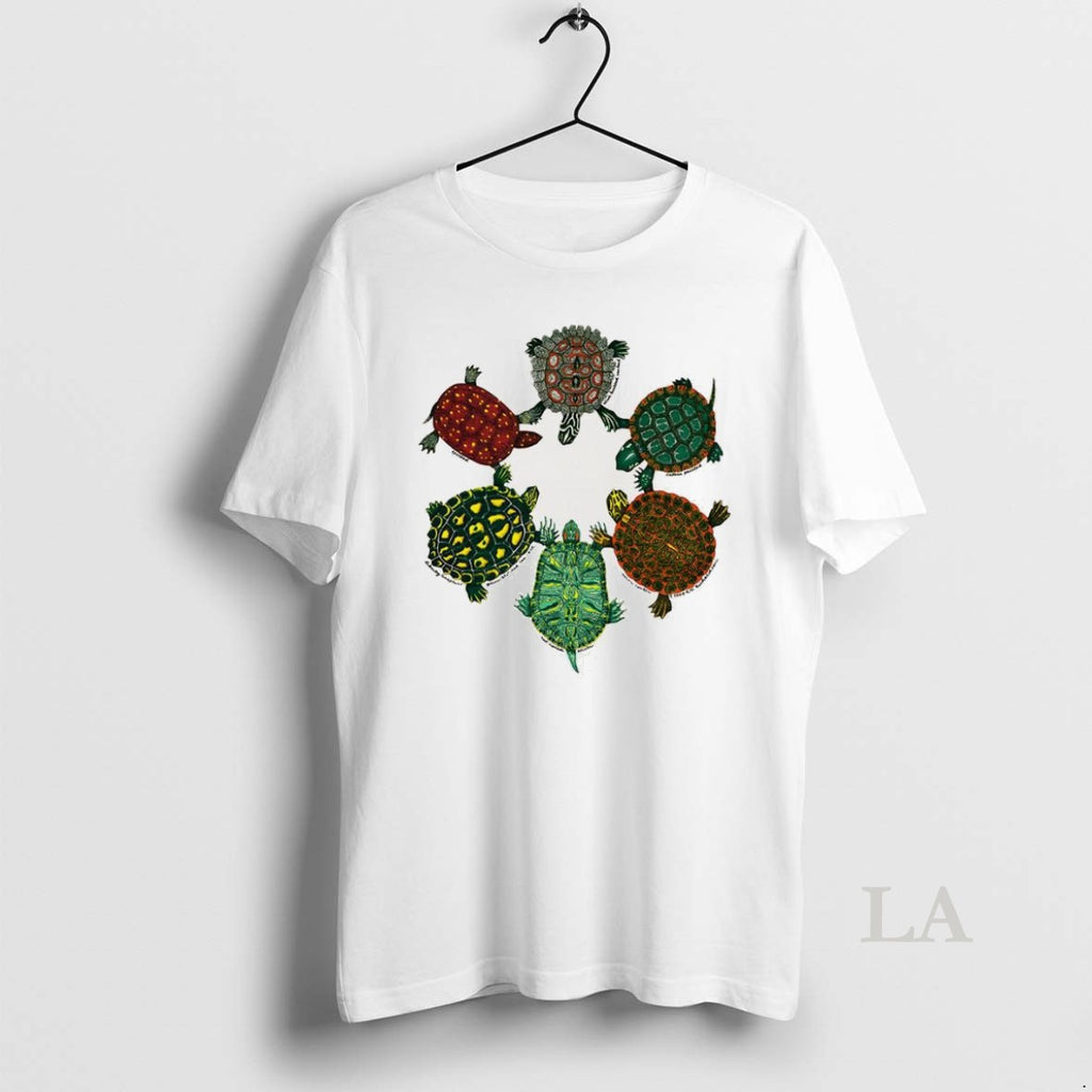 Original Turtle Arranged In A Circle Graphic