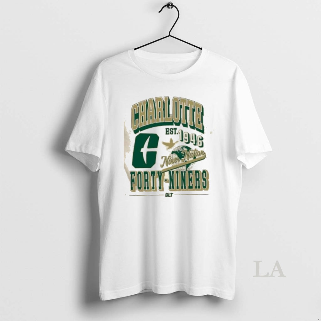 Original Unc Charlotte T Niner Nation Forty Niners Est 1946