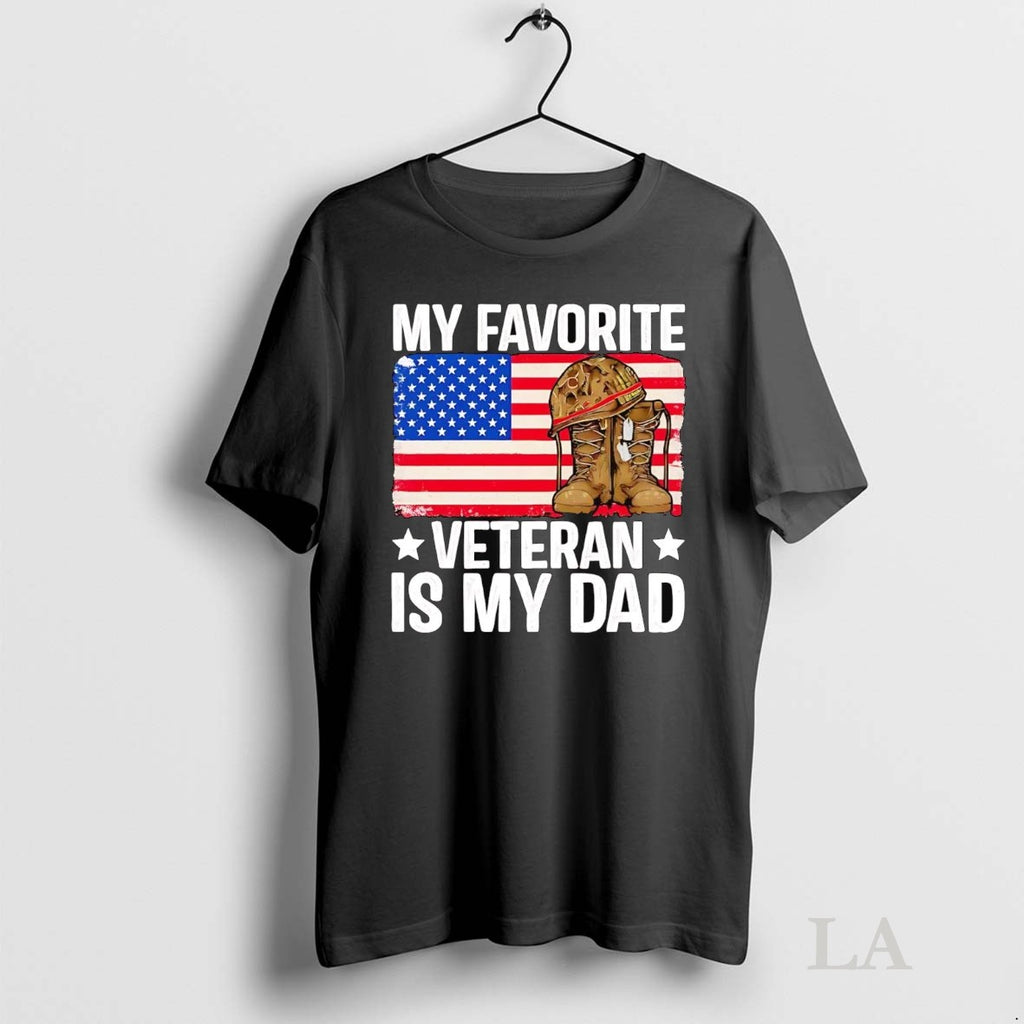 Original Us Flag My Favorite Veteran Is My Dad