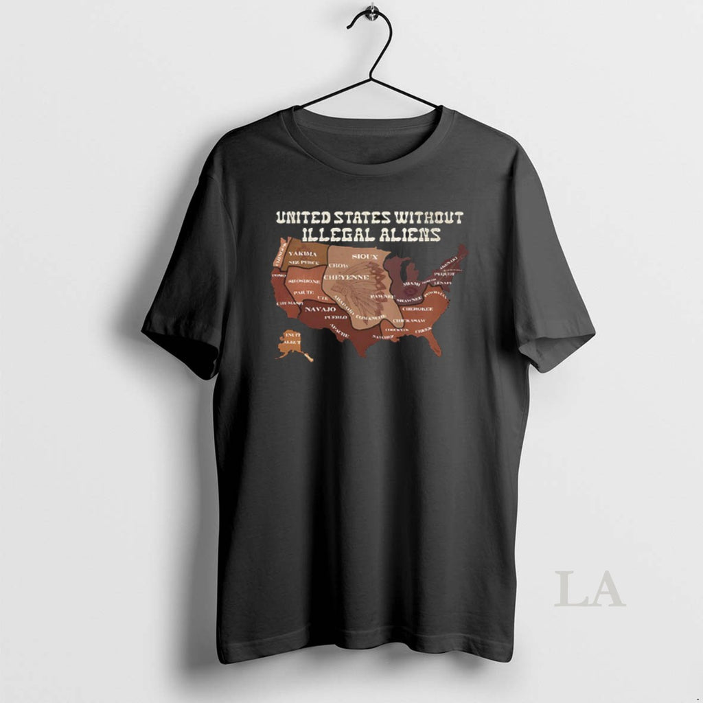 Original United States Without Illegal Aliens Native Land Map Indigenous Pride Abolish Ice