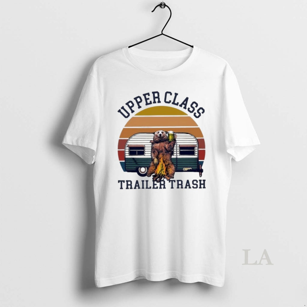 Original Upper Class Trailer Trash Bear Camping Vintage