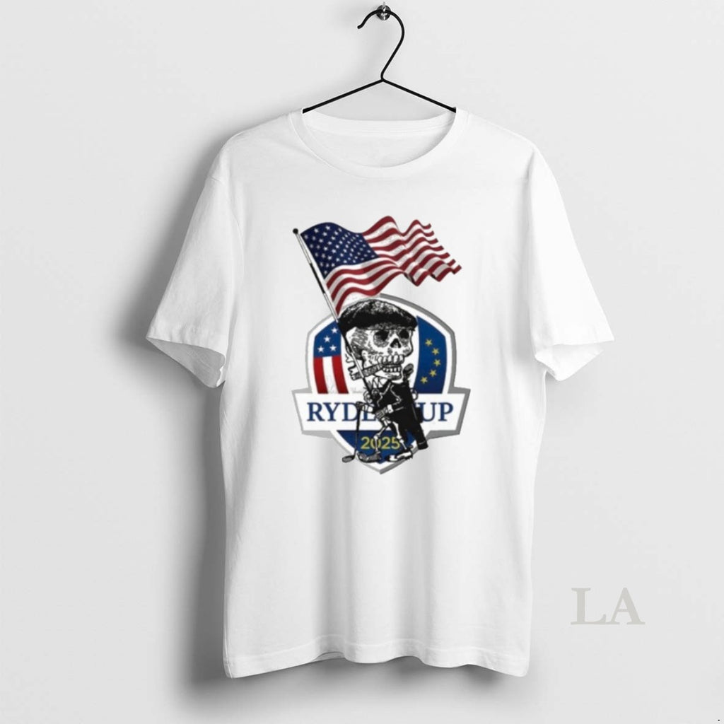Original Usa Flag Ryder Cup 2025 Skull