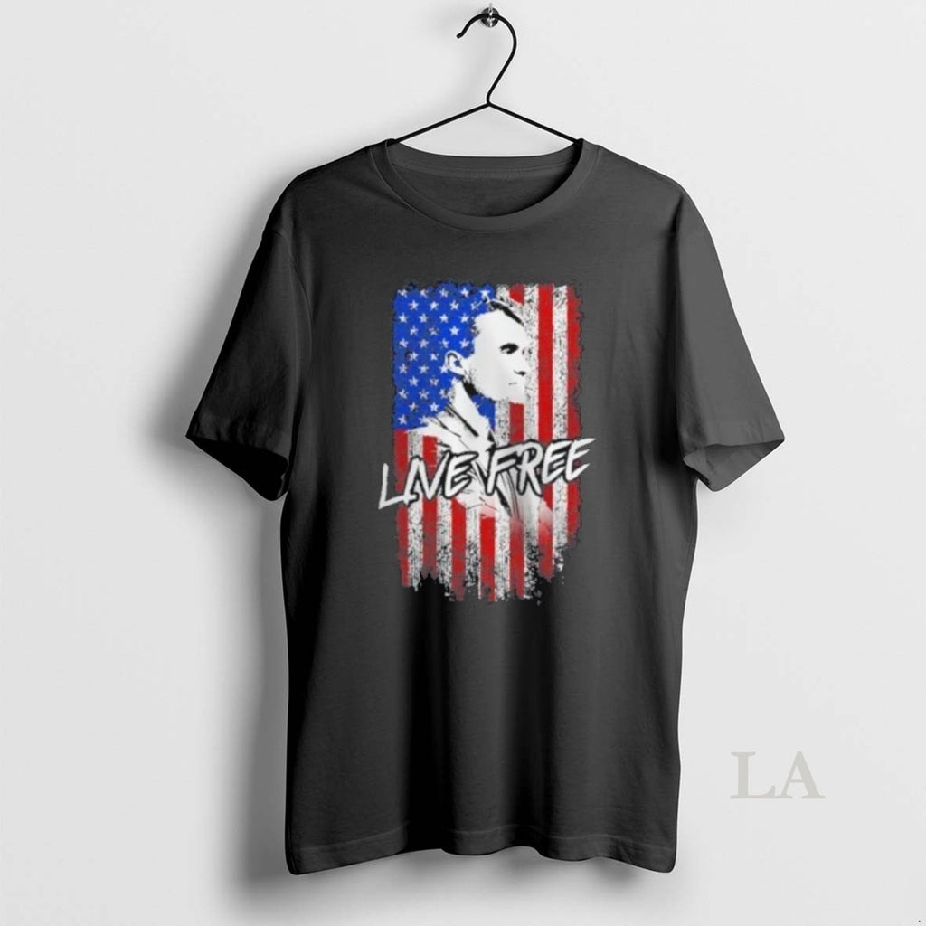 Original Valuetainment Charlie Kirks Live Free American Flag 2025