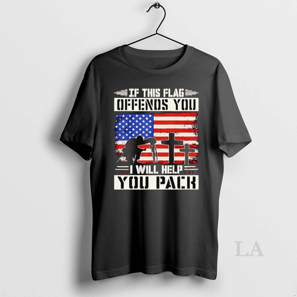 Original Veterans If This Flag Offends You I Will Help You Pack