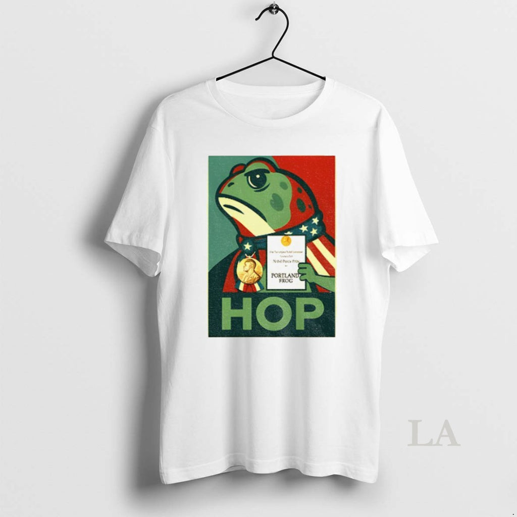 Original Viral Portland Frog Meme Nobel Peace Prize Funny Political