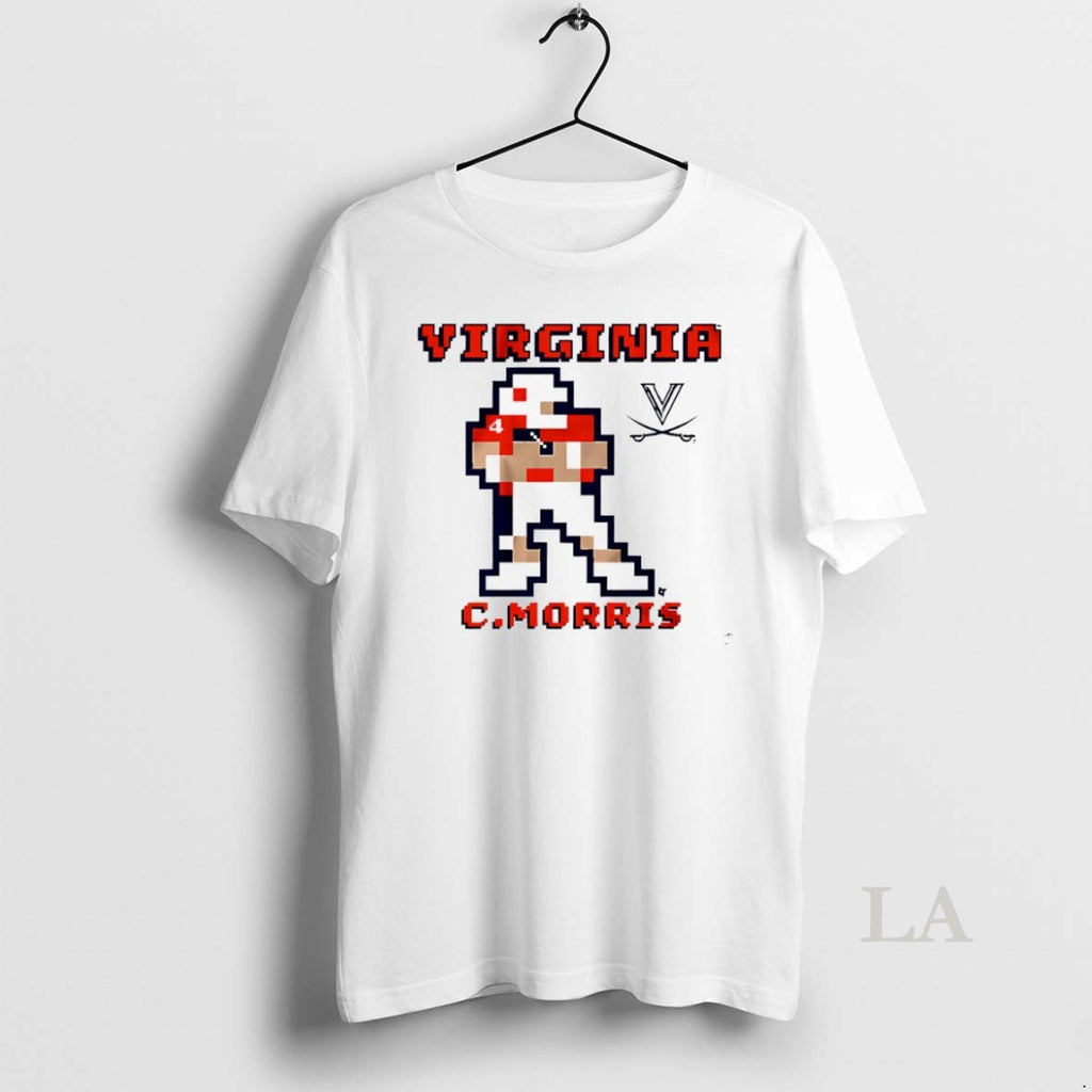 Original Virginia Cavaliers Football Chandler Morris Retro Baller Pixel