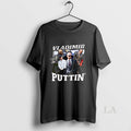 Original Vladimir Puttin Putin Playing Golf Flag Satirical