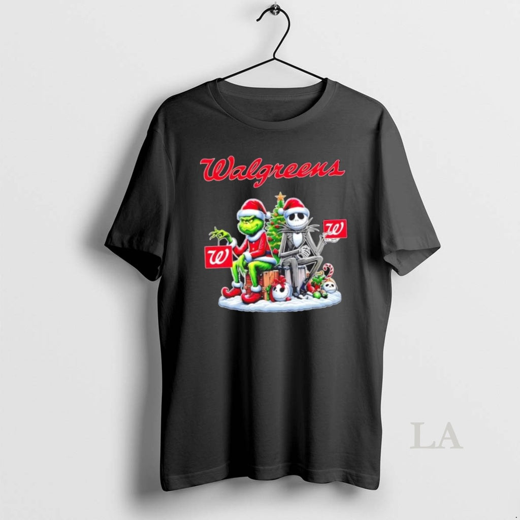 Original Walgreens X Grinch And Jack Skellington Unwilling Friends Merry Christmas