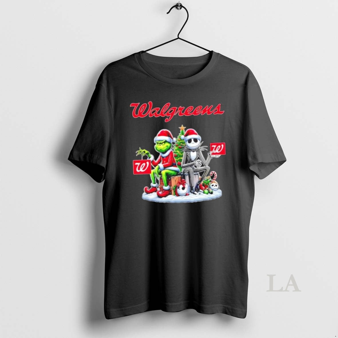 Original Walgreens X Grinch And Jack Skellington Unwilling Friends Merry Christmas