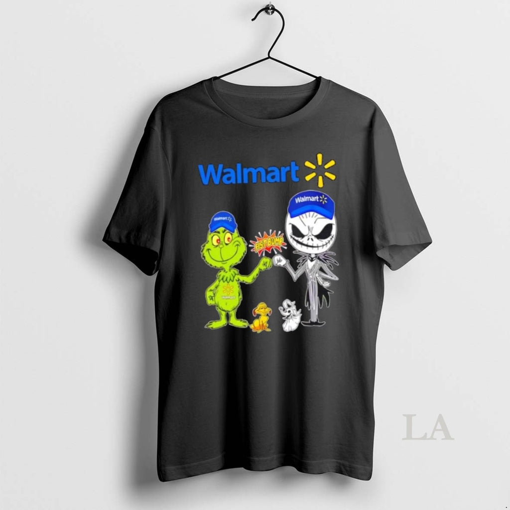 Original Walmart X Grinch And Jack Skellington Fist Bump Uniwilling Friends