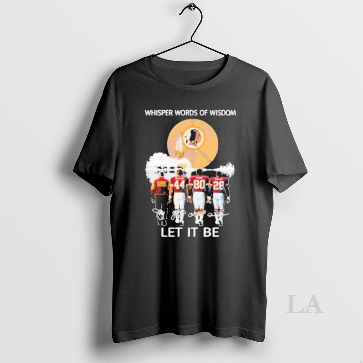 Original Washington Commanders Coach And Players Whisper Words Of Wisdom Let It Be Signature