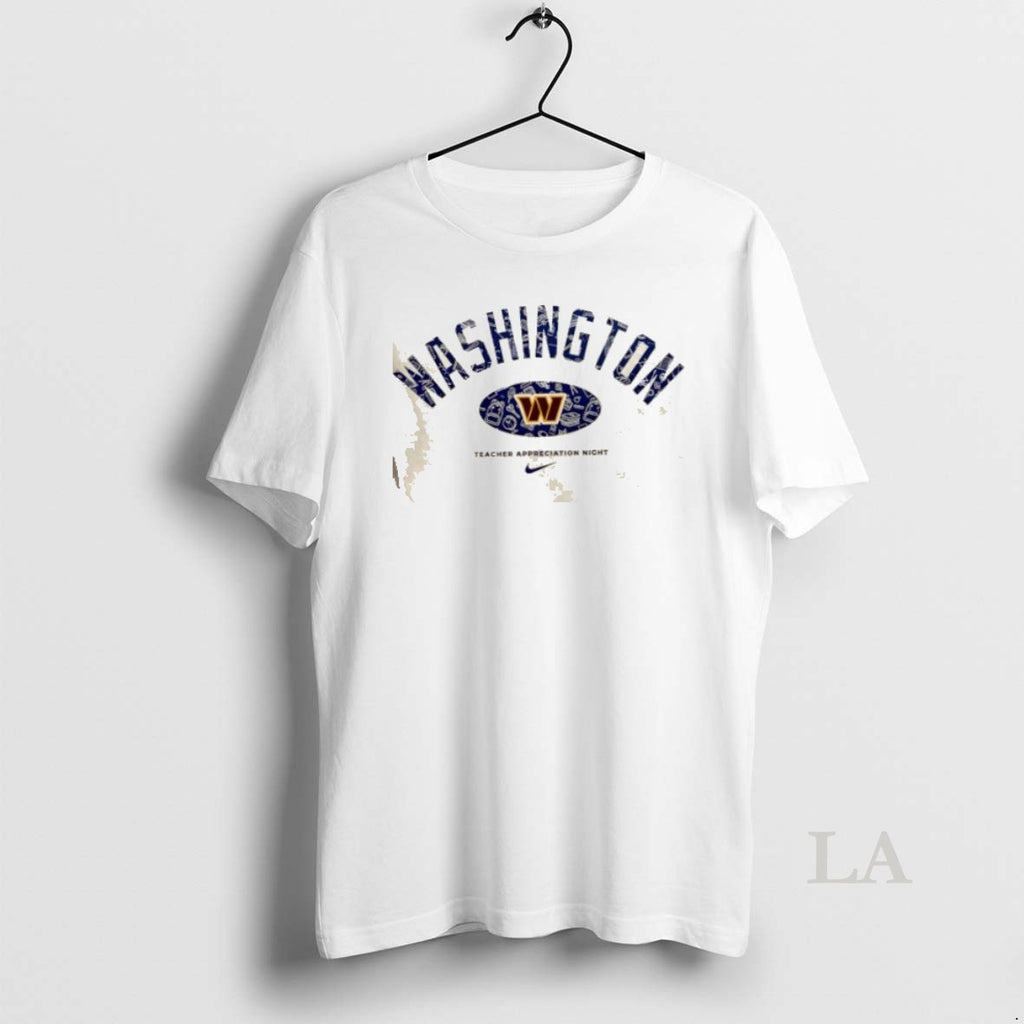 Original Washington Commanders Teacher Appreciation Night 2 Sided