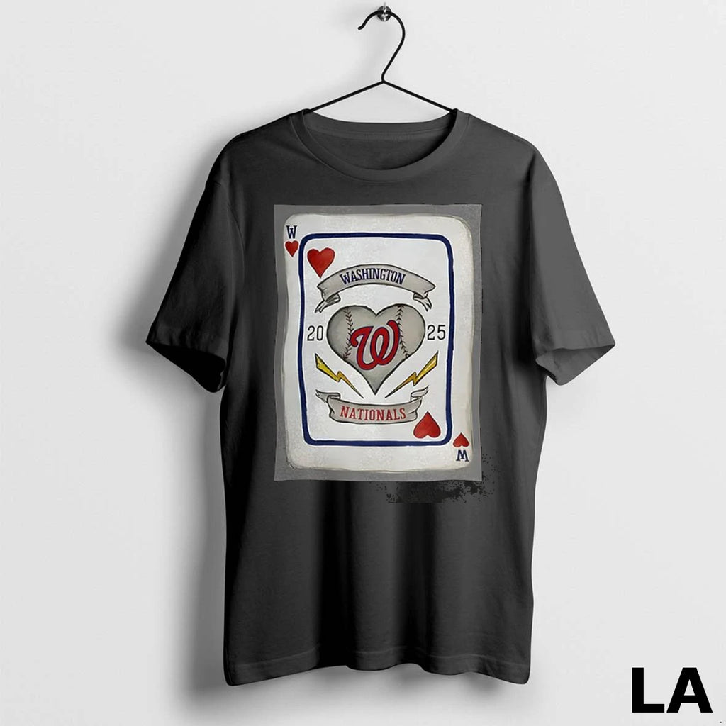 Original Washington Nationals Basseball Card Heart X Tiny Turnip