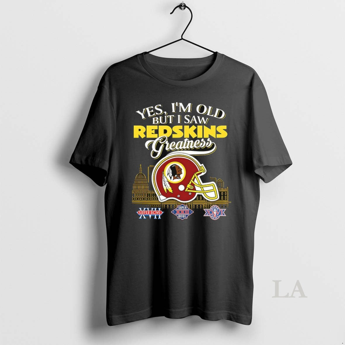 Original Washington Redskin Yes Im Old But I Saw Greatness Helmet Ceramic Ceramic And Classic