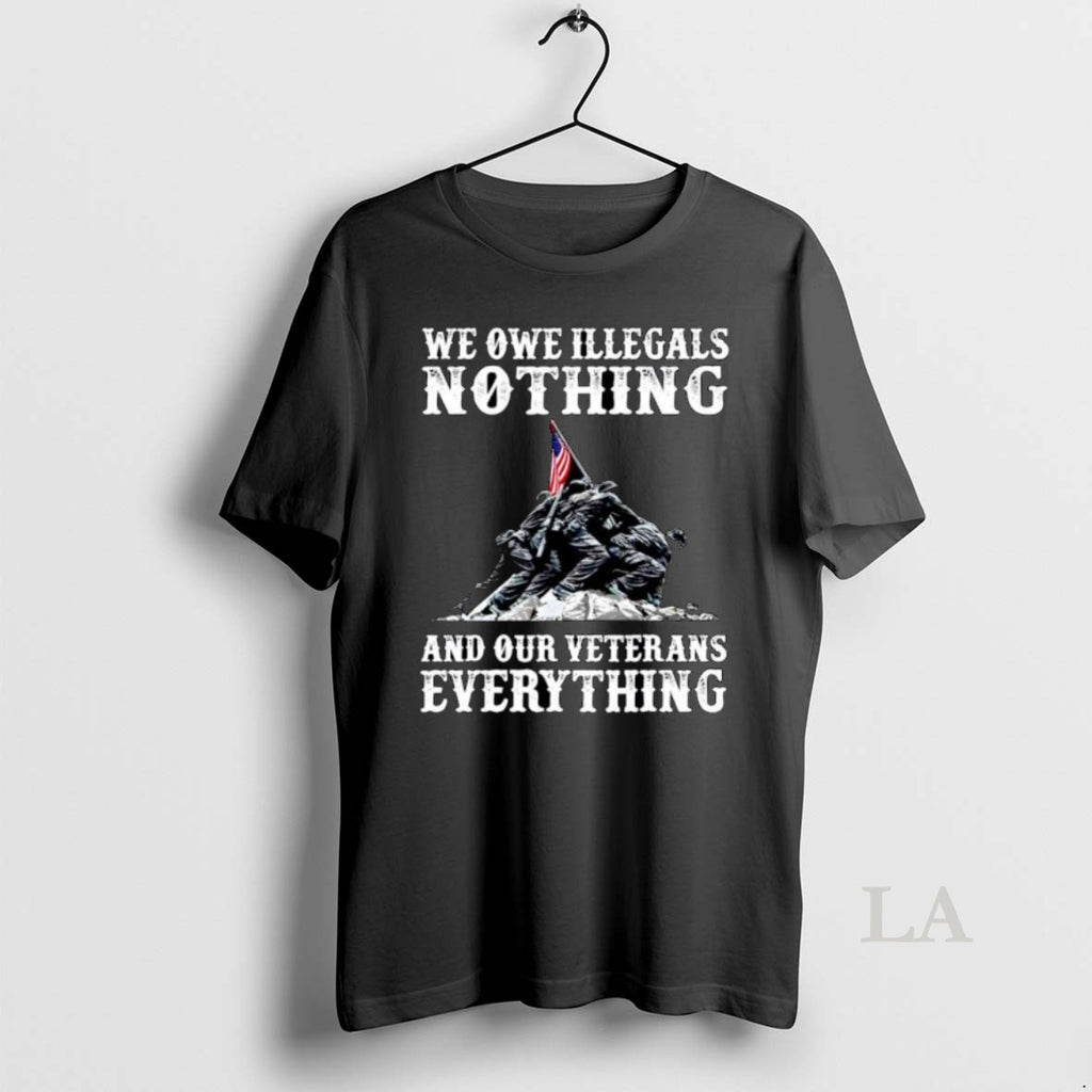 Original We Owe Illegals Nothing And Our Veterans Everything Ornaments