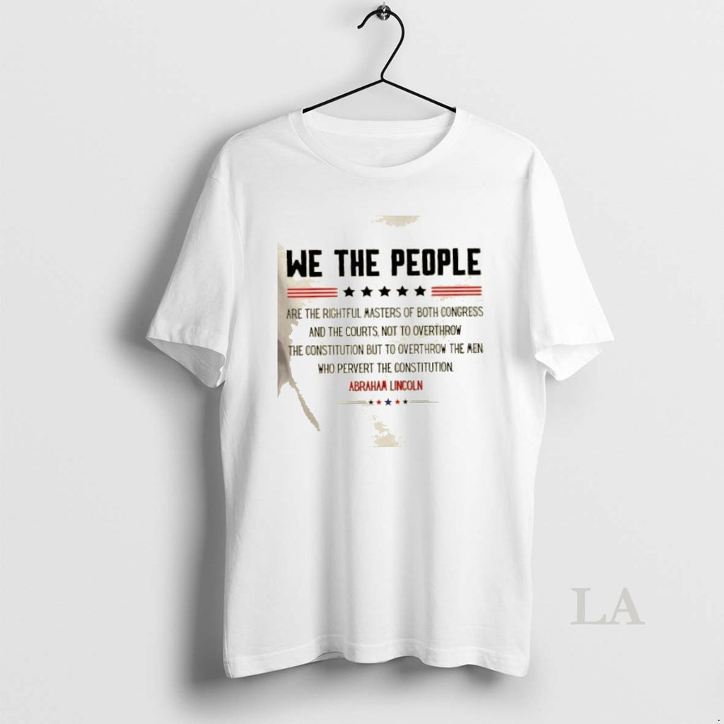 Original We The People Are The Rightful Masters Abraham Lincoln Stars