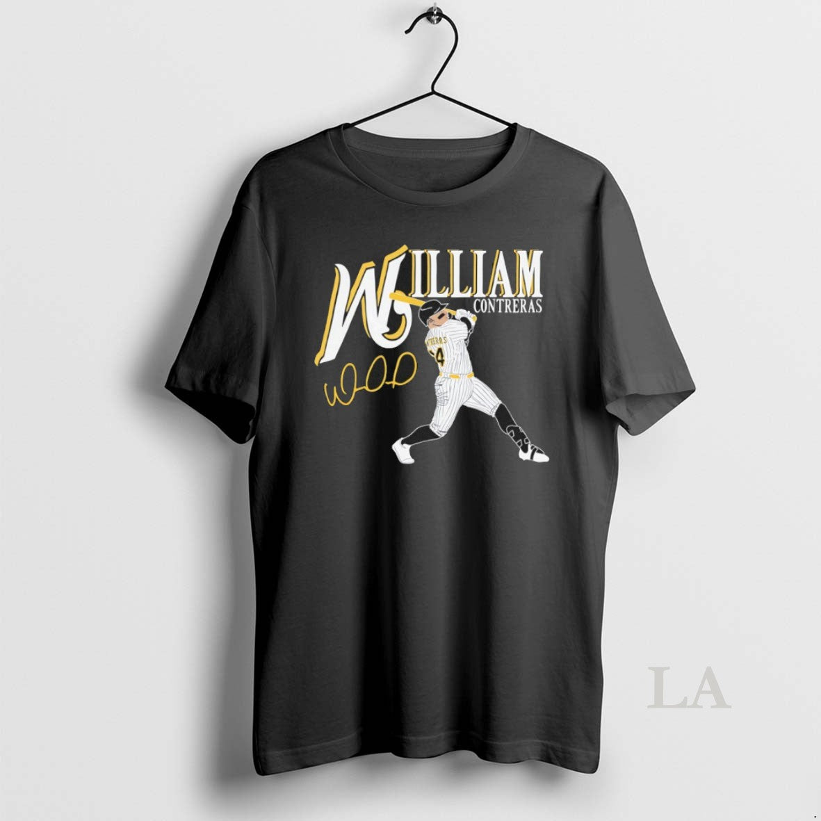 Original William Contreras Milwaukee Brewers October Swing Signature