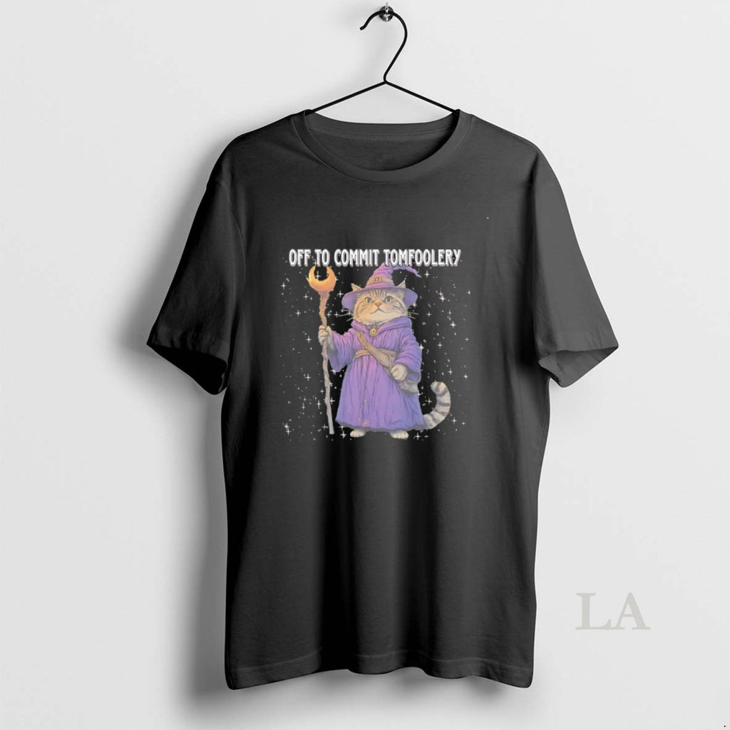 Original Wizard Cat Off To Commit Tomfoolery