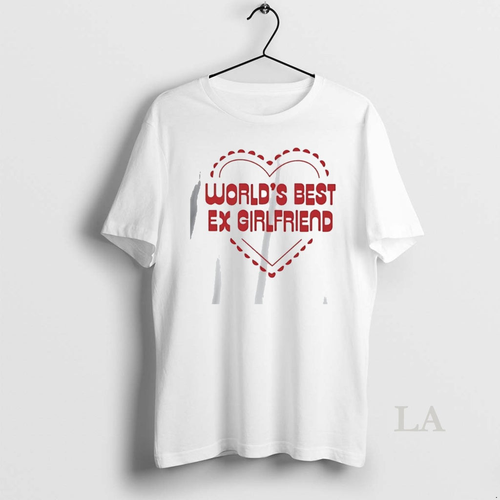 Original Worlds Best Ex Girlfriend Heart Valentines Day