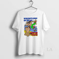 Original Wrestling Is Real God Is Fake Caricature Cartoon