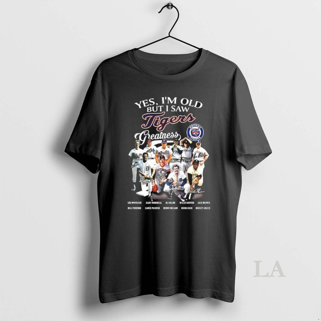 Original Yes Im Old But I Saw Tigers Greatness Team Graphic Signature 2025