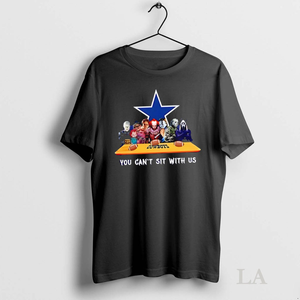 Original You Cant Sit With Us Cowboys Football Horror Movies Halloween