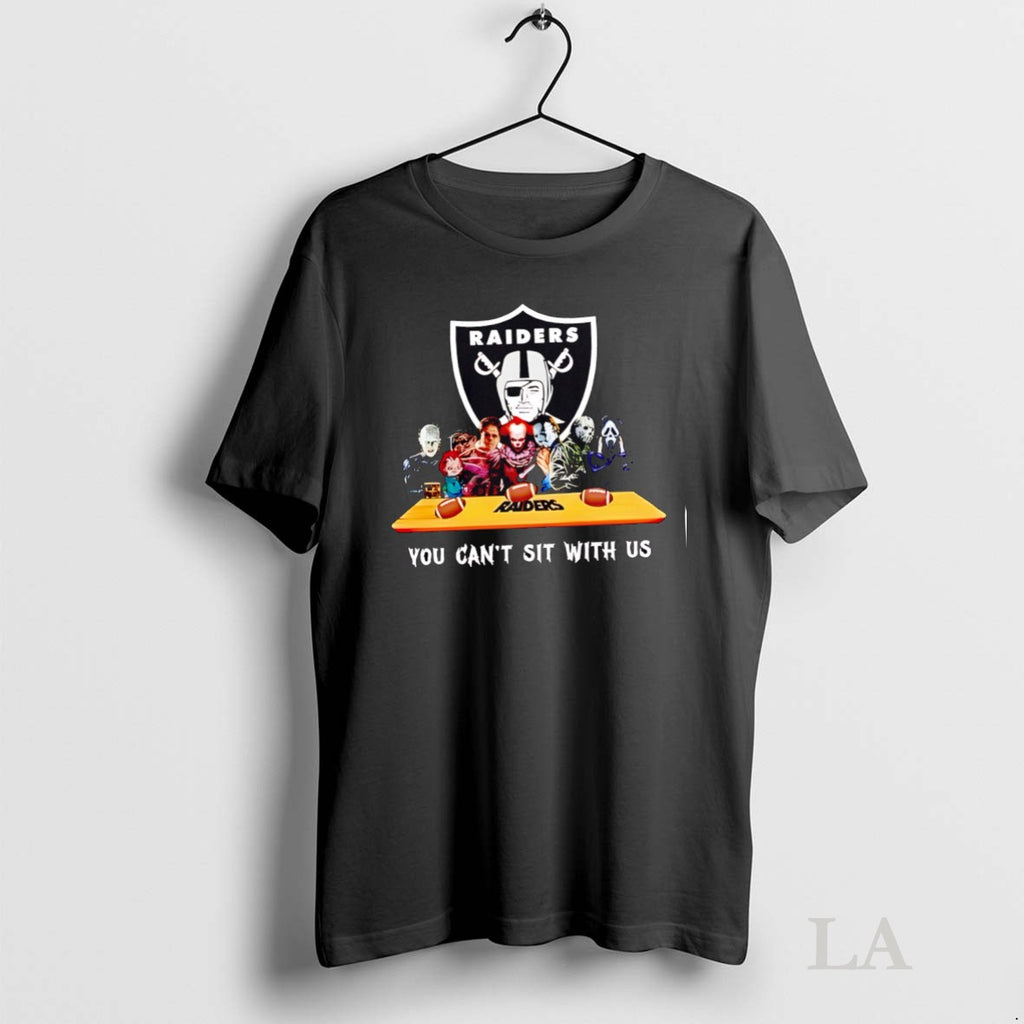 Original You Cant Sit With Us Raiders Football Horror Movies Halloween