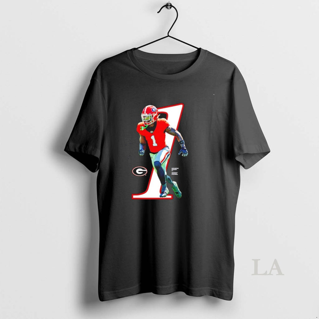 Original Zachariah Branch 1 Georgia Bulldogs Ncaa Player