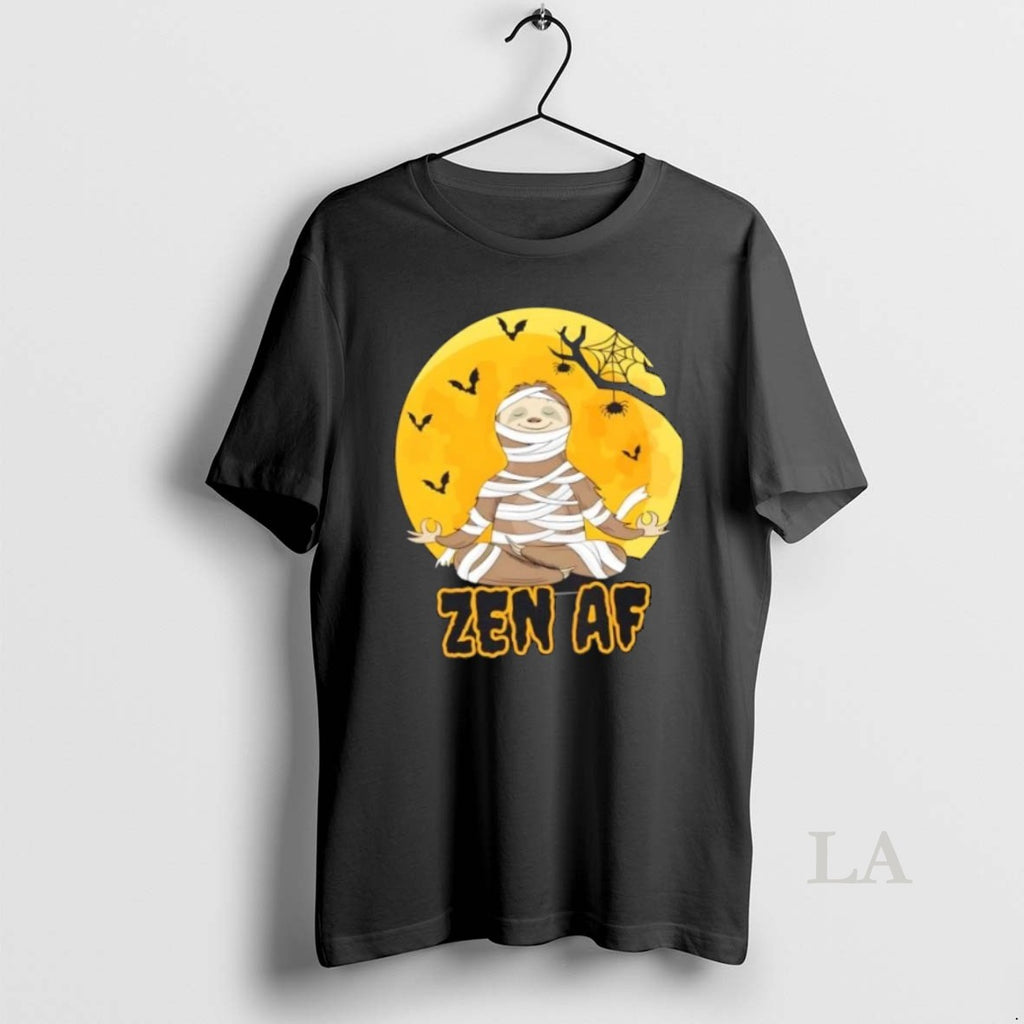 Original Zen Af Halloween Sloth Meditation