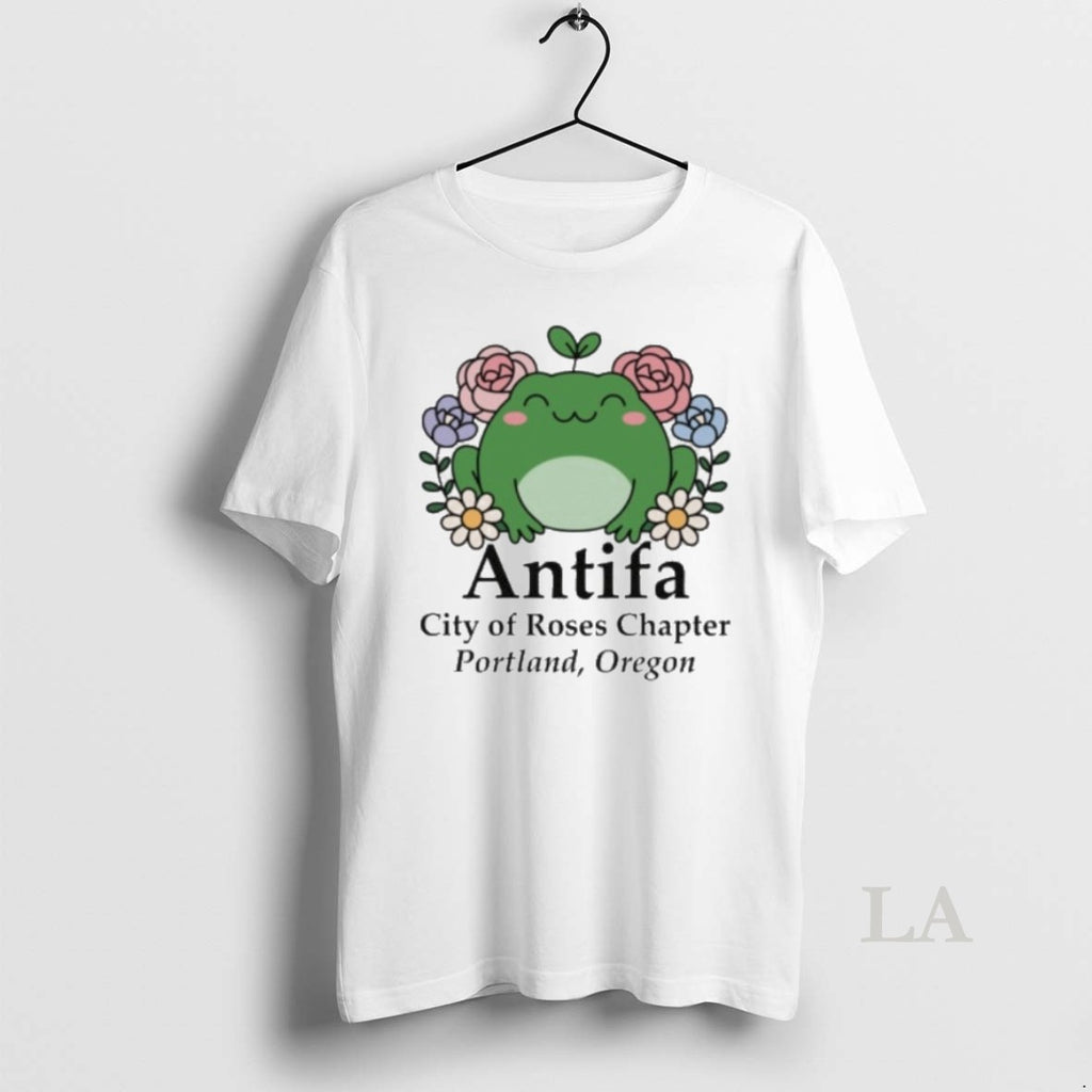 Original Antifa Frog Protest Portland City Of Roses