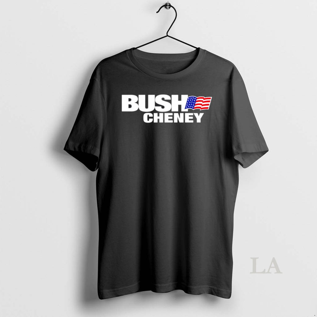 Original Bush Cheney Flag Of The United States Logo T Shirt U2yeyn