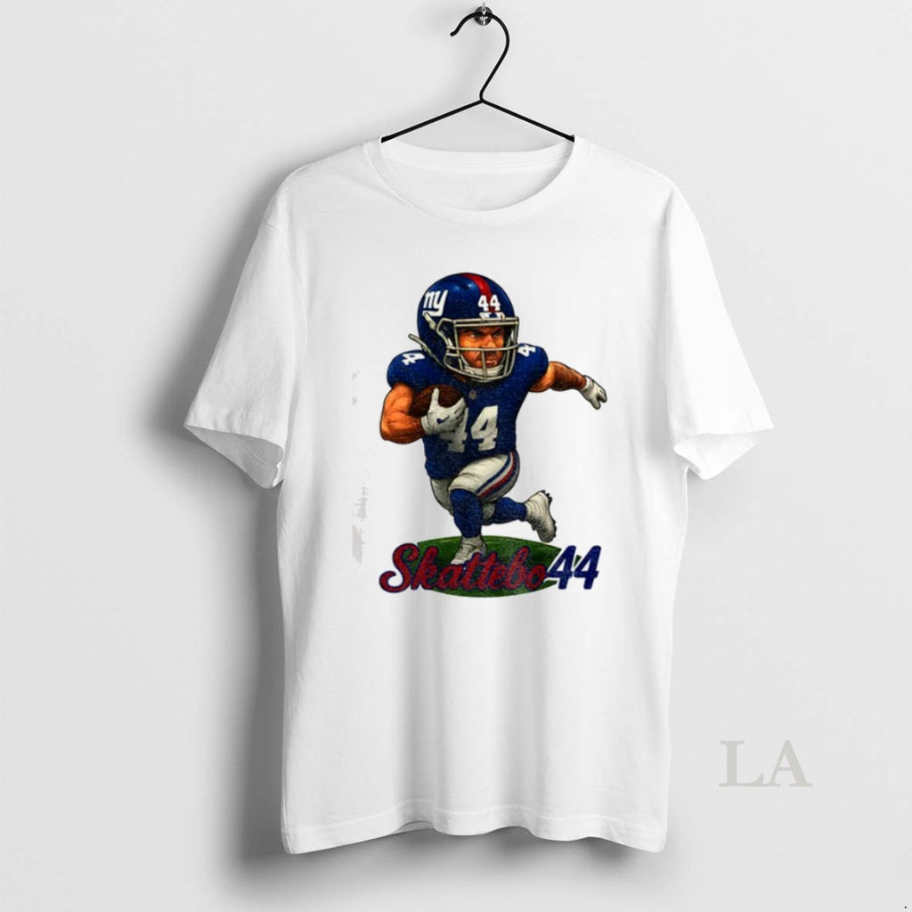 Original Cam Skattebo 44 Giants Game Day Cartoon T Shirt Bicqka