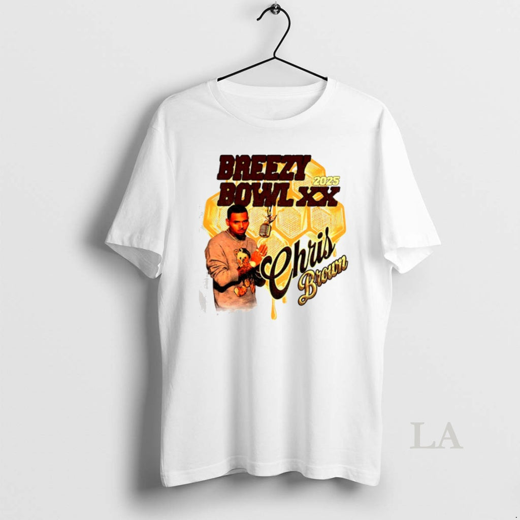Original Chris Brown Breezy Bowl Xx 2025 T Shirt Pdhkv9