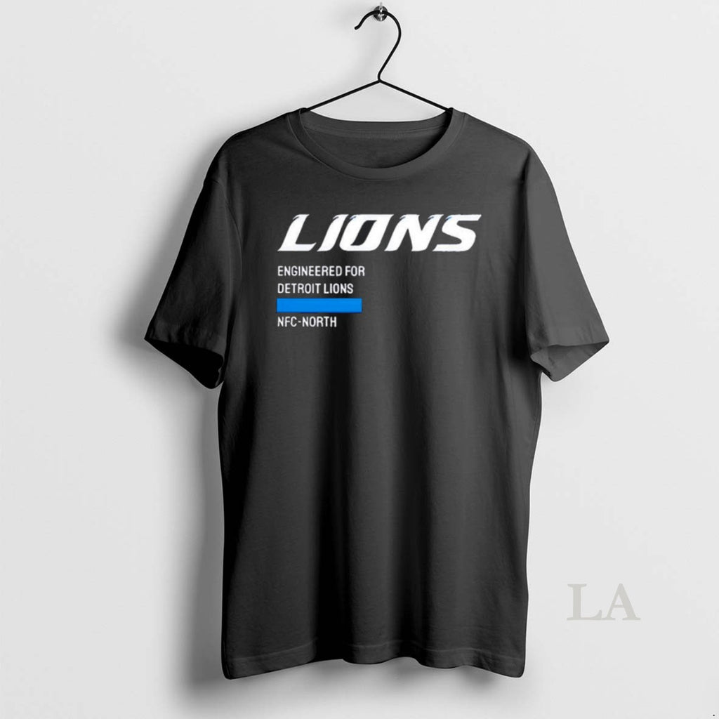 Original Engineered For Detroit Lions T Shirt Ytqsjg