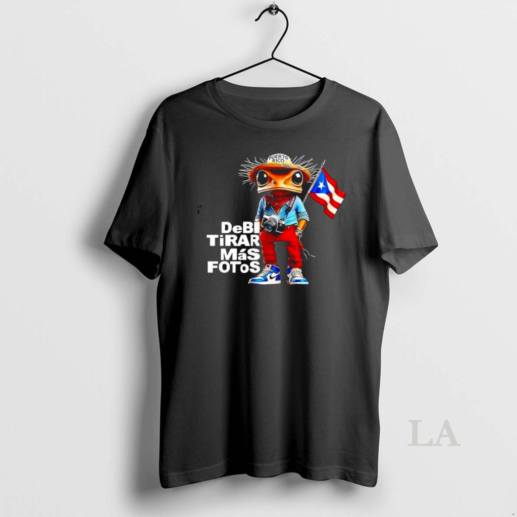 Original Frog Puerto Rican Caped Debi Tirar Mas Fotos Rap Music 2025 T Shirt Xlvpcr