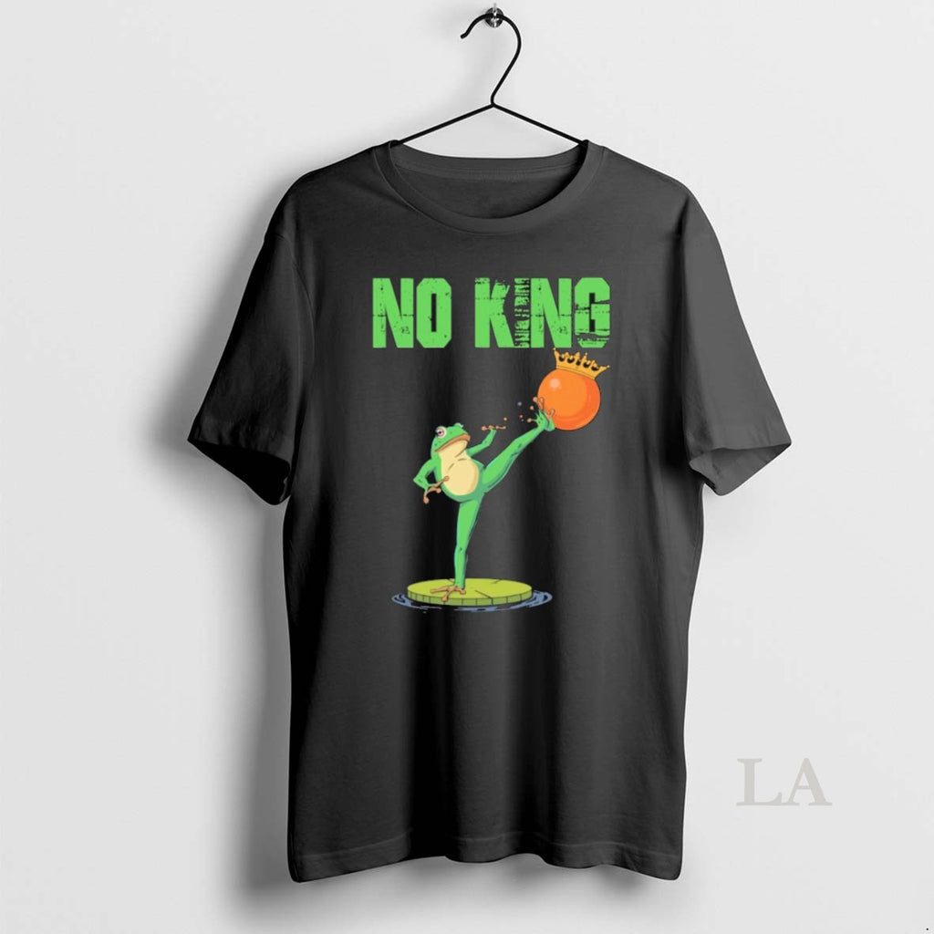 Original Funny No Kings Portland Frog Protest