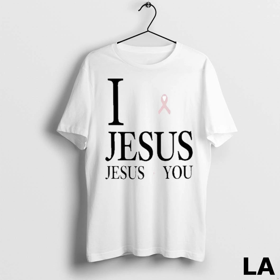 Original I Love Jesus Jesus Loves You Breast Cancer Awareness