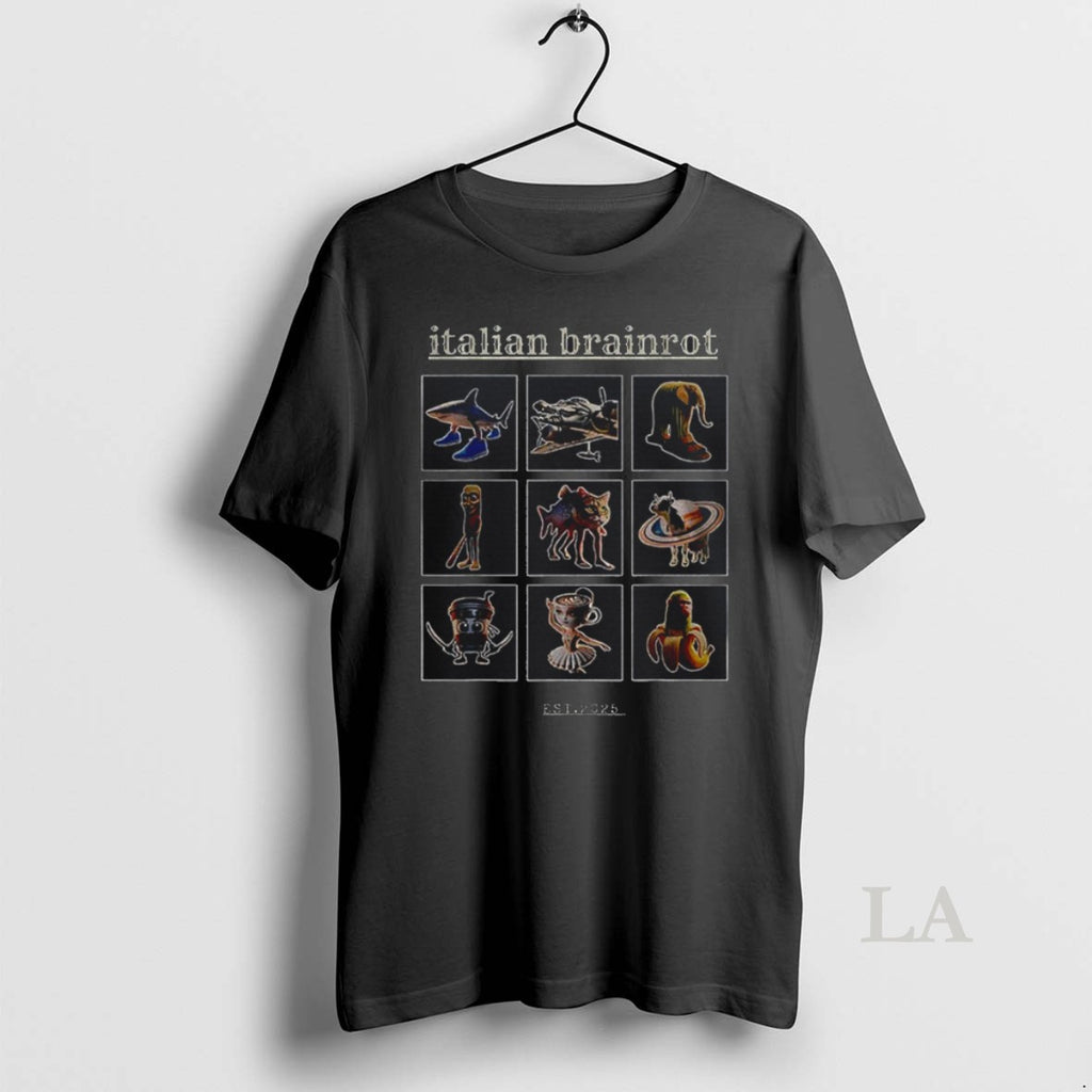 Original Italian Brainrot Anomaly Humor Est 2025 T Shirt Arotwl