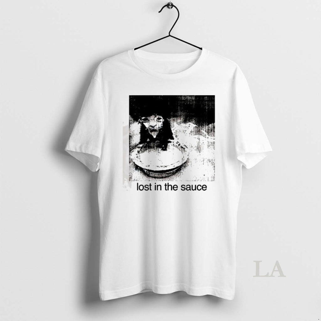 Original Lost In The Sauce Cat T Shirt Pkacu9