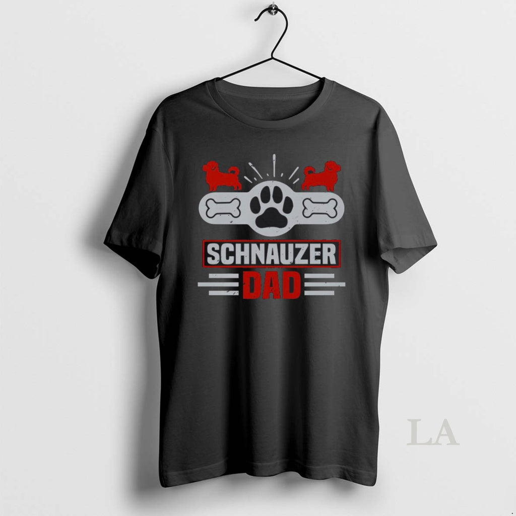 Original Miniature Schnauzer Dad T Shirt 7isbsw