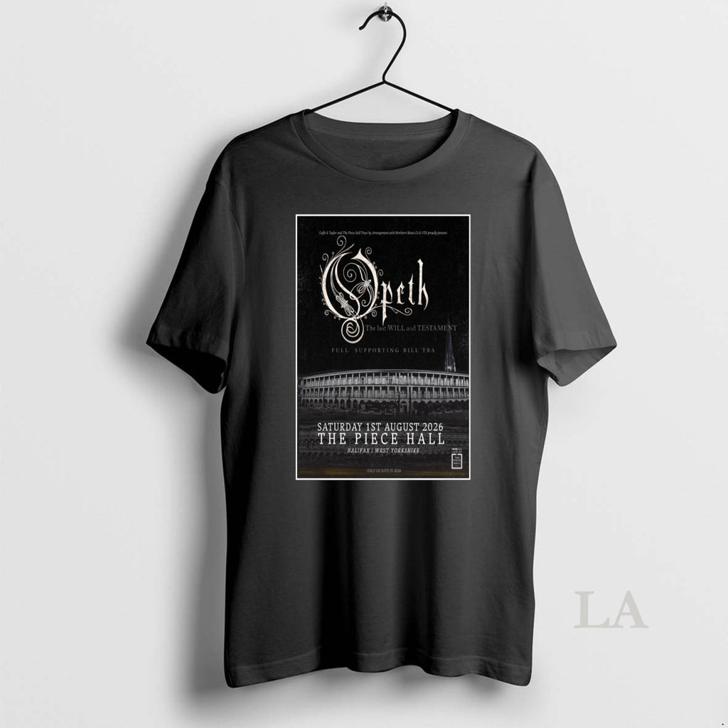 Original Opeth August 1 2026 The Piece Hall Concert