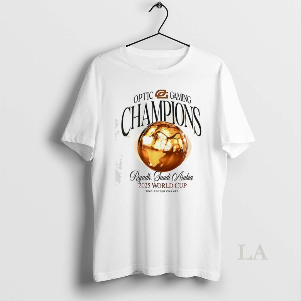 Original Optic Gaming Ewc Champions 2025 T Shirt Ls8v1d