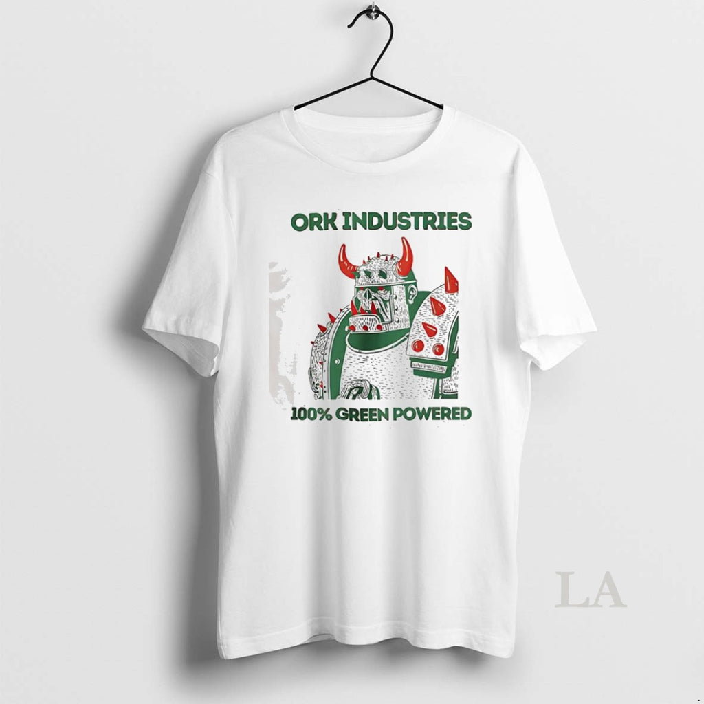 Original Ork Industries 100 Green Powered T Shirt S0vsna