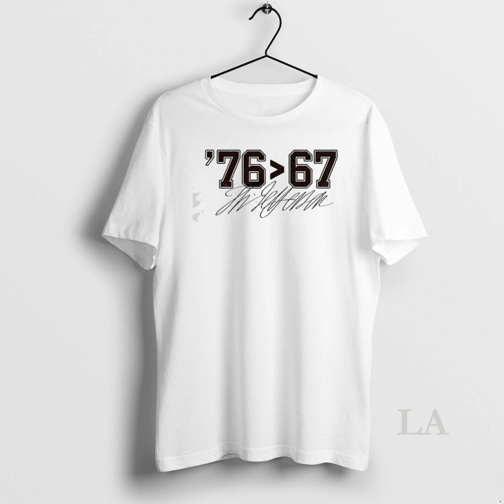 Original Thomas Jefferson 76 Than 67 Funny Meme Signature T Shirt Rrdorl