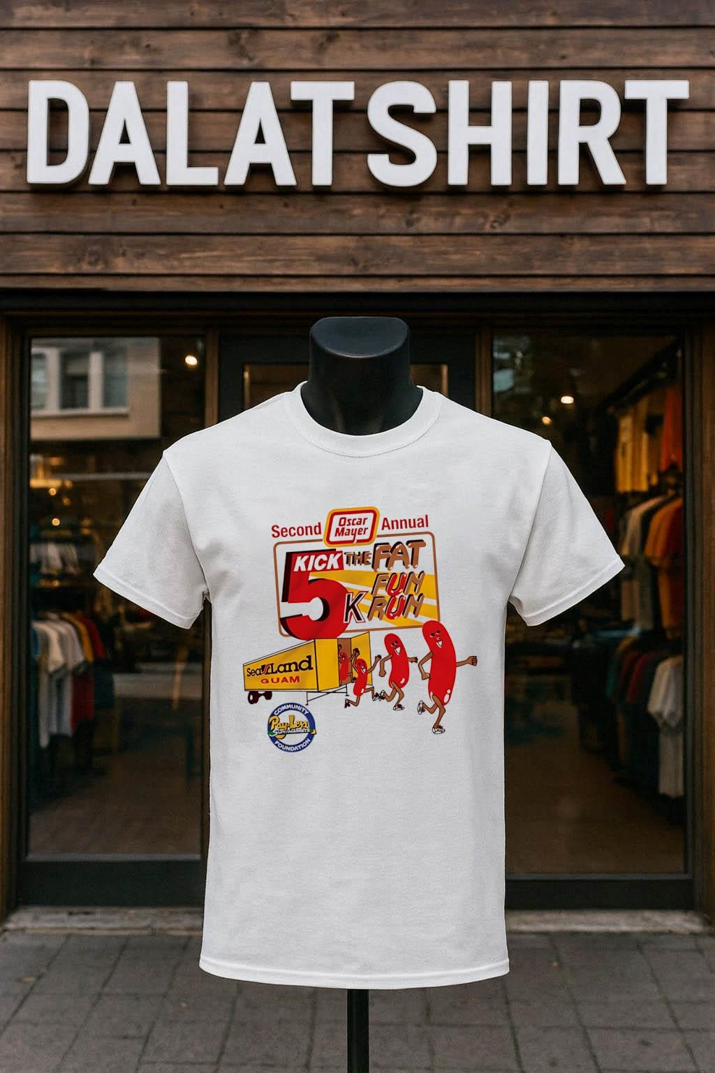 Oscar Mayer Second Annual Kick The Fat Fun Run 5K shirt